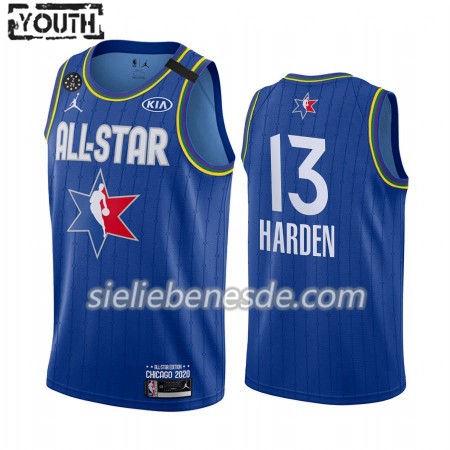 Kinder NBA Houston Rockets Trikot James Harden 13 2020 All-Star Jordan Brand Blau Swingman